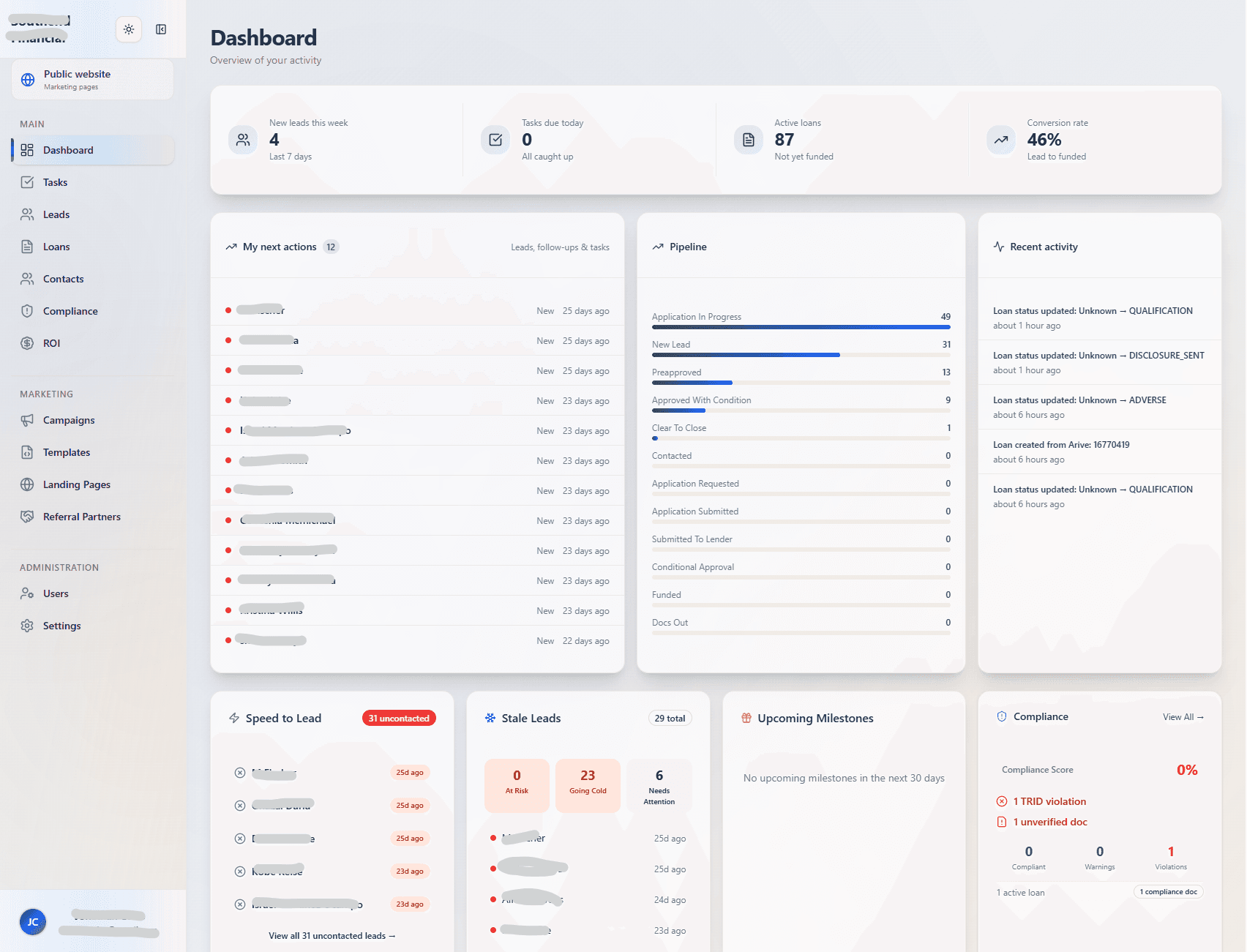 Mortgage Operations Tools preview